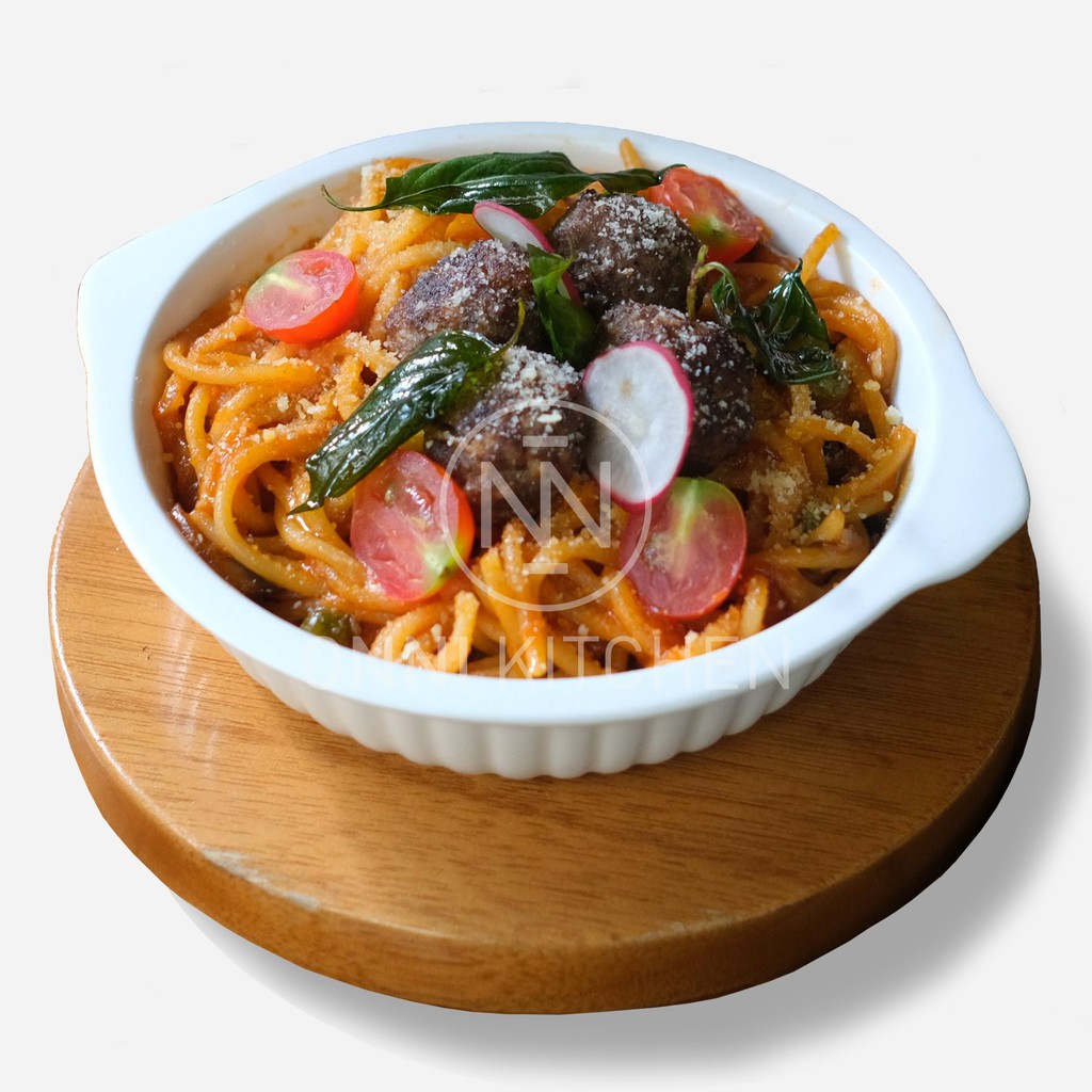 

Meatball Napolitan Pasta by ONNI House (Frozen Food / Makanan Beku)