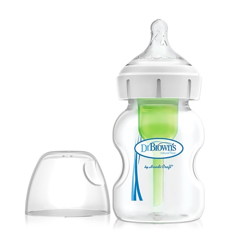 Dr. Brown’s 5oz / 150ml PP Wideneck Option+ Baby Bottle isi 1 / Botol Susu Dr Brown