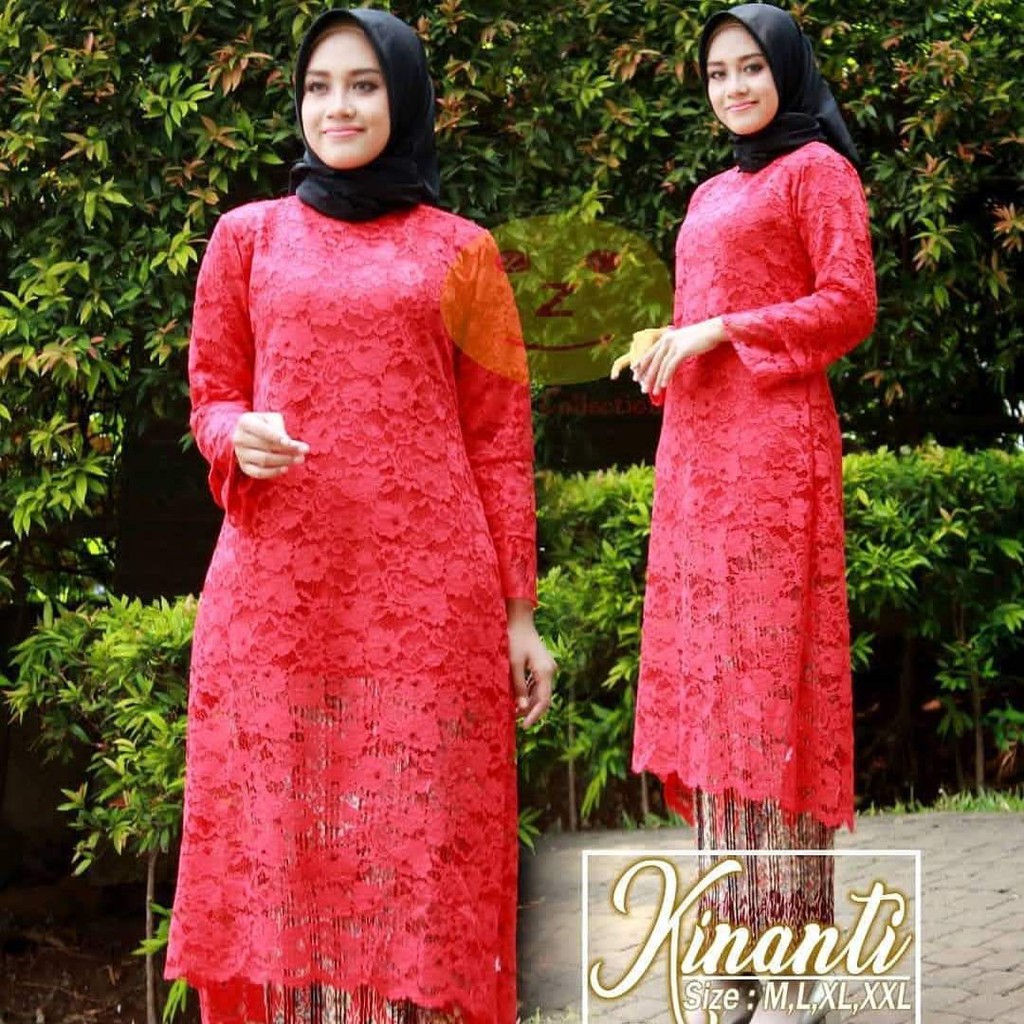 pakaian terlaris/tunik brukat/pakaian wanita/fashion wanita/brukat kintani II/kebaya brukat