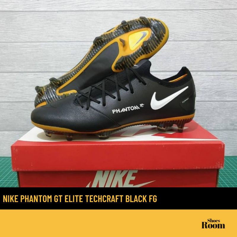 Sepatu Bola Nike Phantom GT Elite Techcraft Black FG