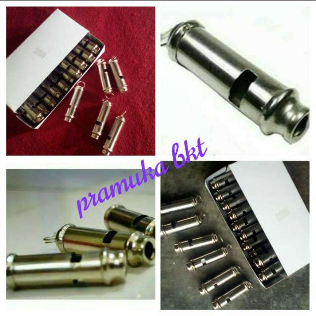 Peluit morse 20 biji stainless