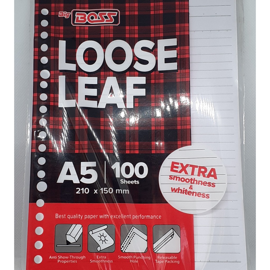 

Loose Leaf Big Boss A5