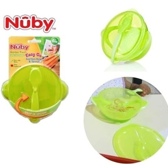 NUBY GARDEN FRESH SUCTION BOWL N SPOONLID