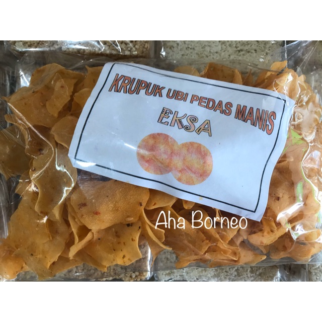 

Krupuk Ubi Pedas Manis Eksa 500gr / Kerupuk Eksa / Kerupuk Singkong Pedas Manis Ketapang Kalimantan