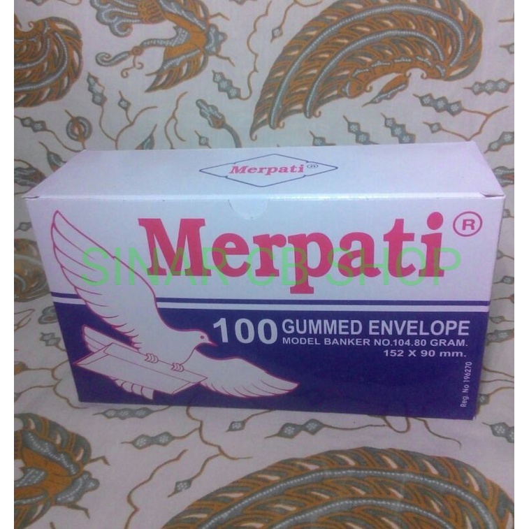 

AMPLOP TANGGUNG MERPATI