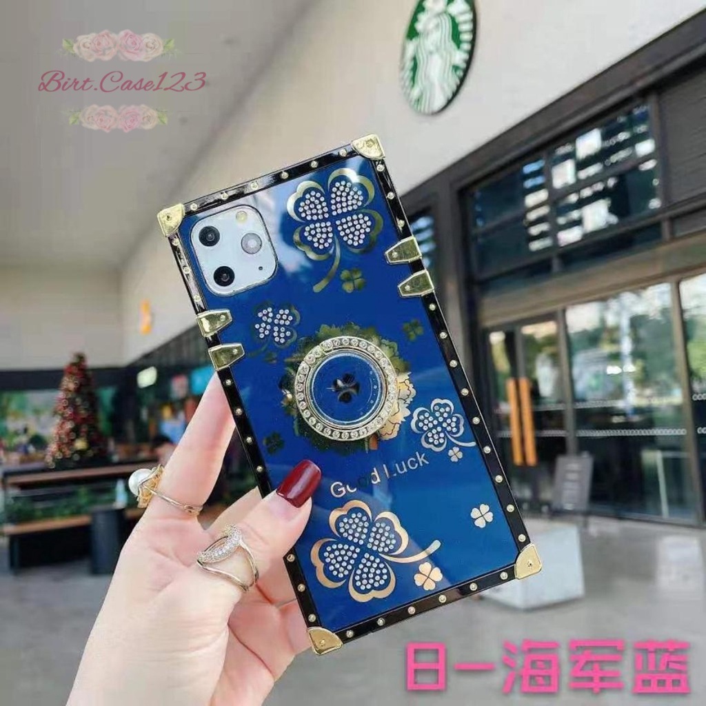 Y006 CASE OLIVIERA SQUARE KOTAK BEAUTY CASE BRAND GOLDEN STAND SAMSUNG J2 GRANDPRIME A21S A12 A02S BC6241