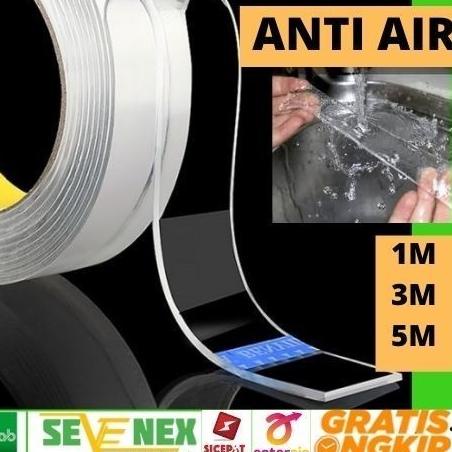 

☝ Double Tape 3M Anti Air Transparan Perekat Dinding Tembok Kuat 300cm - 300cm ✸