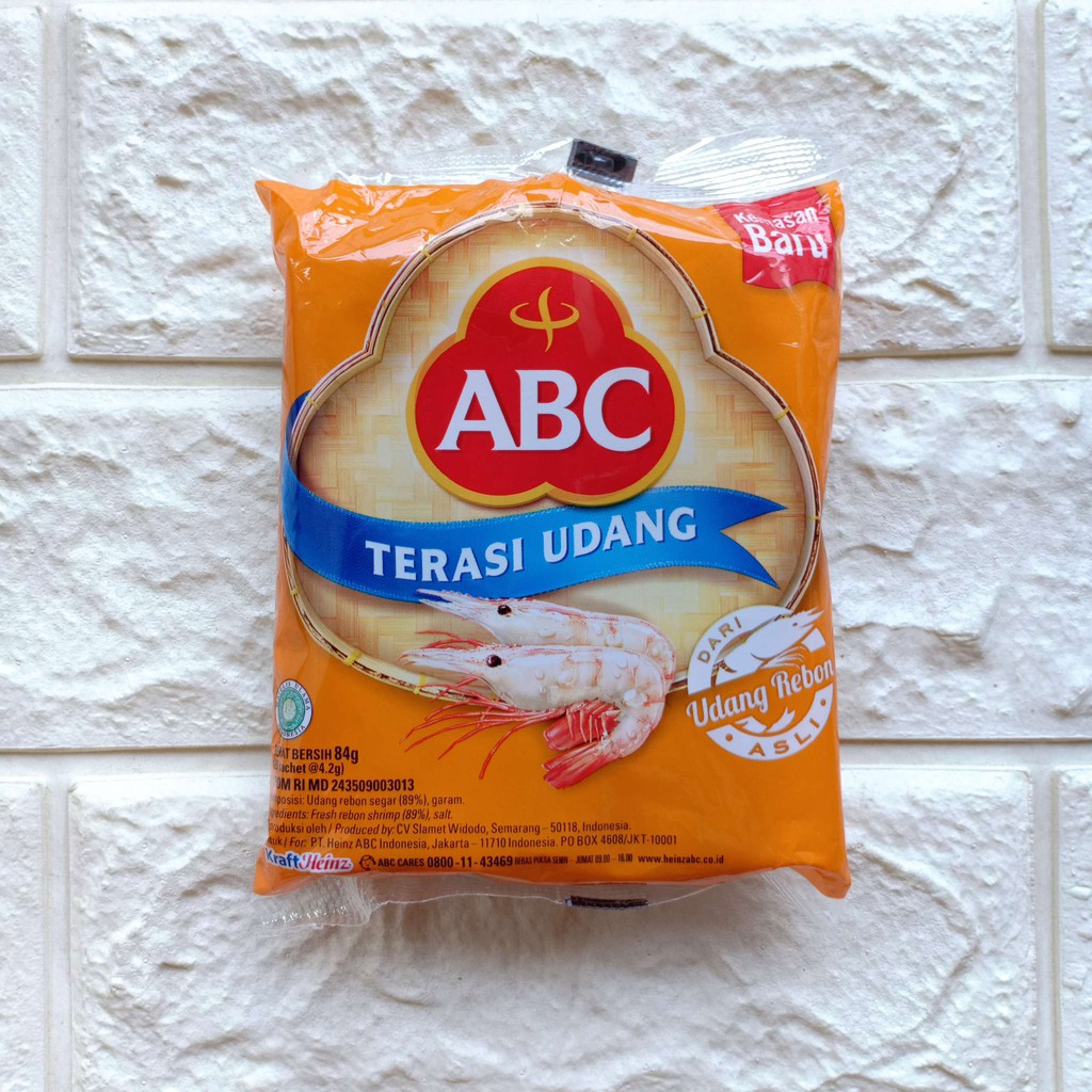 

ABC Terasi Udang Rebon Sachet 4.2gr 4.2gram 4.2g 4.2 gr g gram 84gr 84 gr