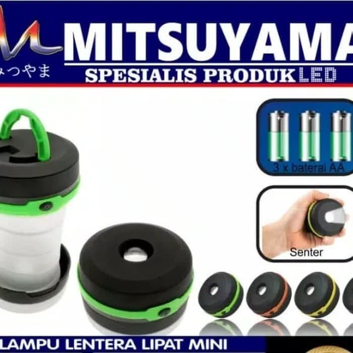 (COD) Lentera Camping Led MS 2088 + Senter mitsuyama MS-2088 / Lampu camping