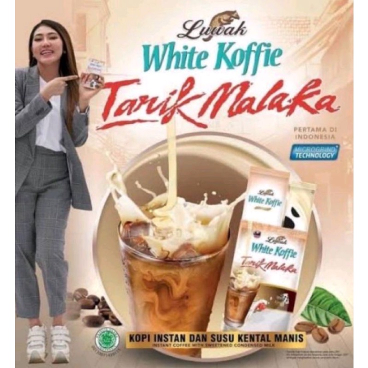 Luwak White Koffie Tarik Malaka 10 x 30gr