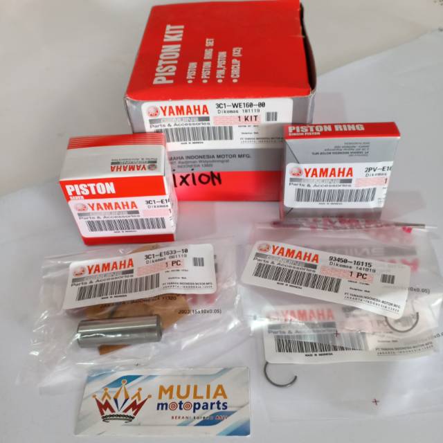 PISTON KIT VIXION 3C1-WE160-00 3C1WE16000 PISTON SEHER PAKET RING YGP