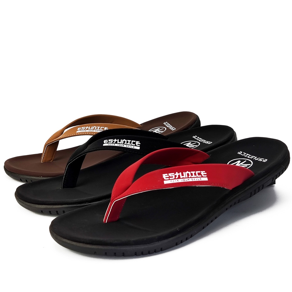 Sendal Jepit Pria Kekinian - Freddo Merah