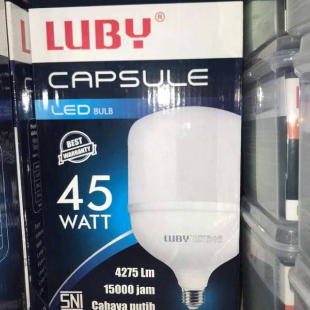 LAMPU LED LUBY 45 WATT CAPSULE lumen 4275