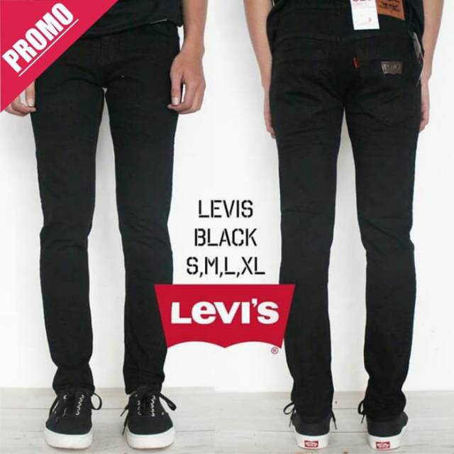 CELANA JEANS SLIM FIT LEVIS BLACK / BIOWASH / BIOBLITZ / BIRU DONGKER