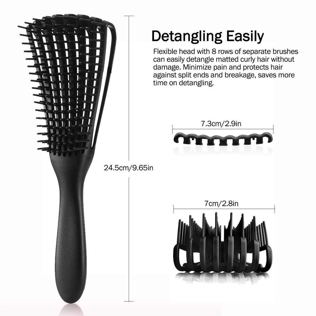 sisir pijat unik / Sisir Rambut Pijat Detangling Sikat Rambut Pijat Kulit Kepala