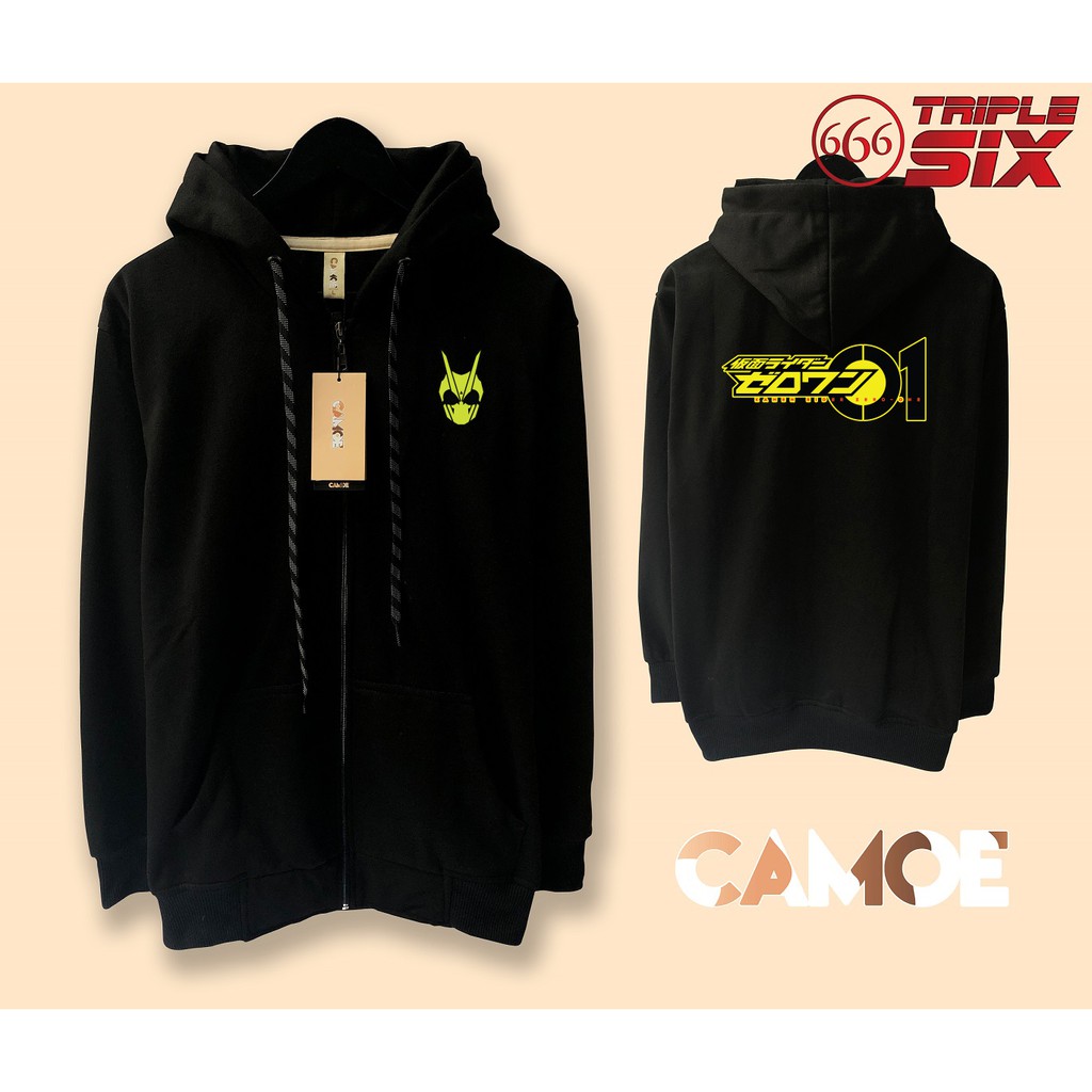 Jaket Hoodie zipper Kamen rider zero one 01