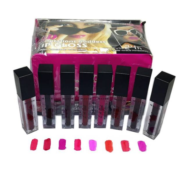 LIP GLOSS LA GIRL 3D TEMPTATIONS GODDESS HARGA 8PS