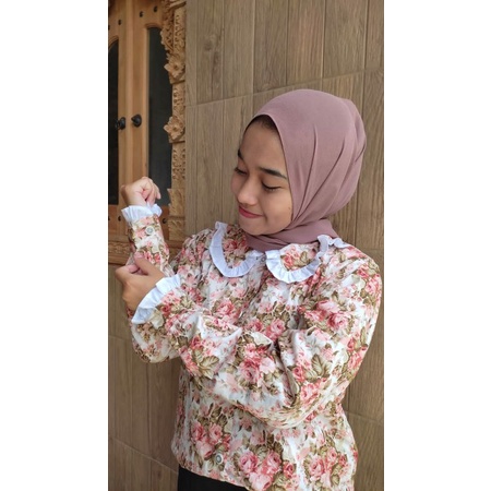 KEMEJA WANITA KATUN JEPANG