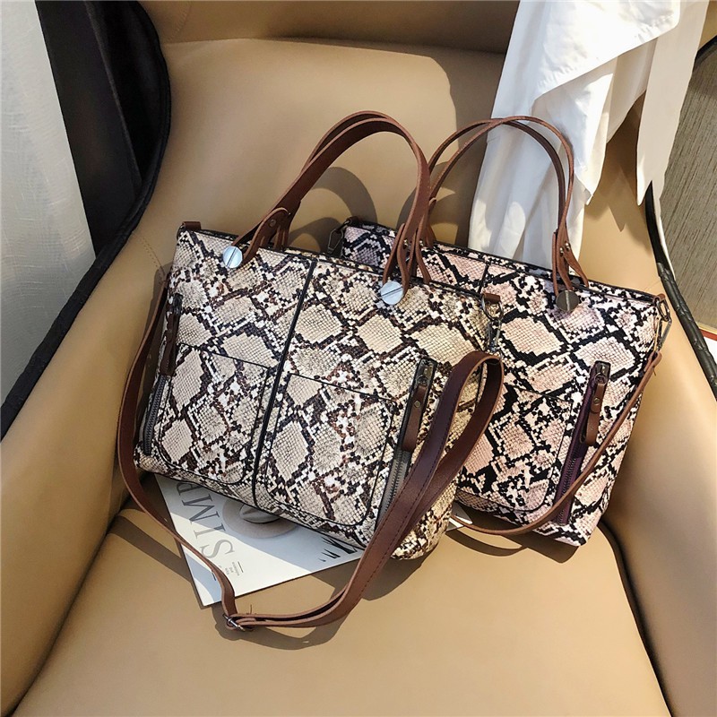 [COD] LB - Shoulder bag fashion import motif snake / Tas fashion motif ular 083