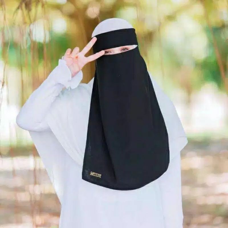 Niqab Bandana Polos Cadar Niqob Viral Termurah By Habbabah