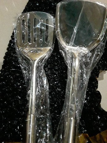 【terima Grosir】shukoo  Alat Masak  Set Peralatan Dapur Spatula Stainless Steel