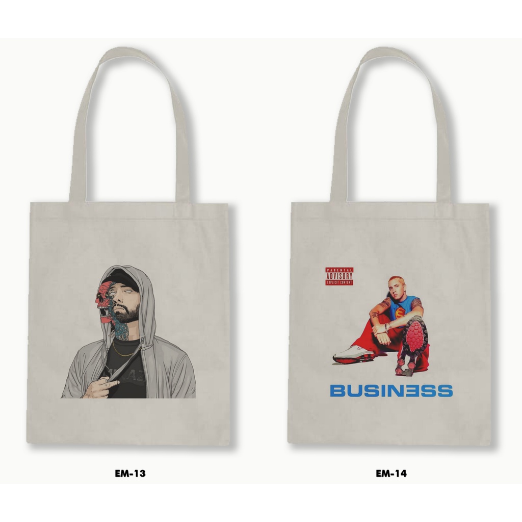 TOTE BAG BLACU - EMINEM 01