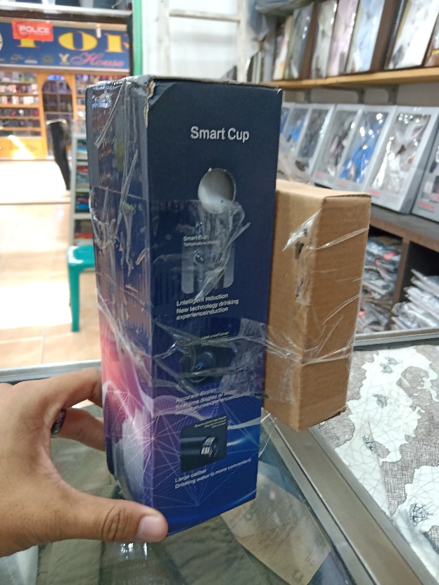 Neo Led Tumbler Custom Grafir Nama Logo Smart Temperature Termos Teh Kopi