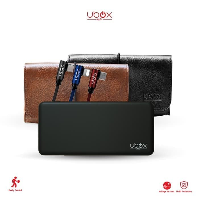 Power Bank Ubox Proton Fast Charging Quick Charge 3.0 18W 3A 10000Mah