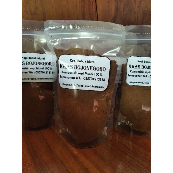 

Kopi Bubuk Murni Khas BOJONEGORO 200gr