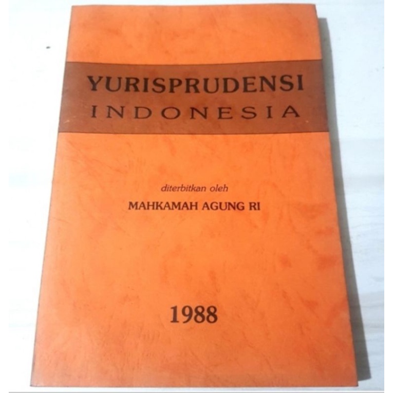 Yurisprudensi Indonesia, Mahkamah Agung RI 1988