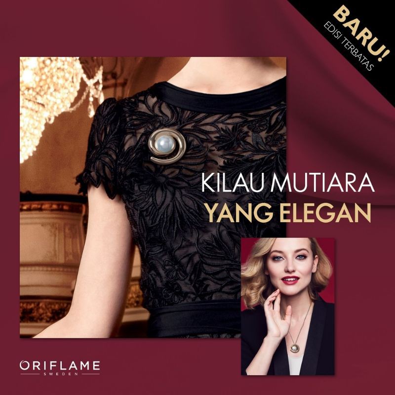 Pearl Necklace and Brooch