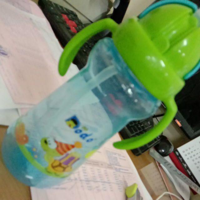 Botol Minum Anak Sedotan Silikon / Dodo Sport Handle Cup Big 300ml Bpa Free