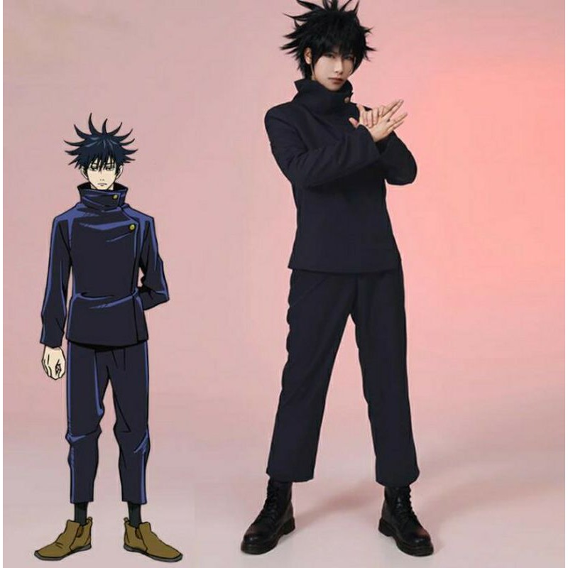 【QTakasi】JUJUTSU KAISEN COSPLAY COSTUME JEPANG KOSTUM JAPAN JACKET YUKATA GAKURAN ANIME