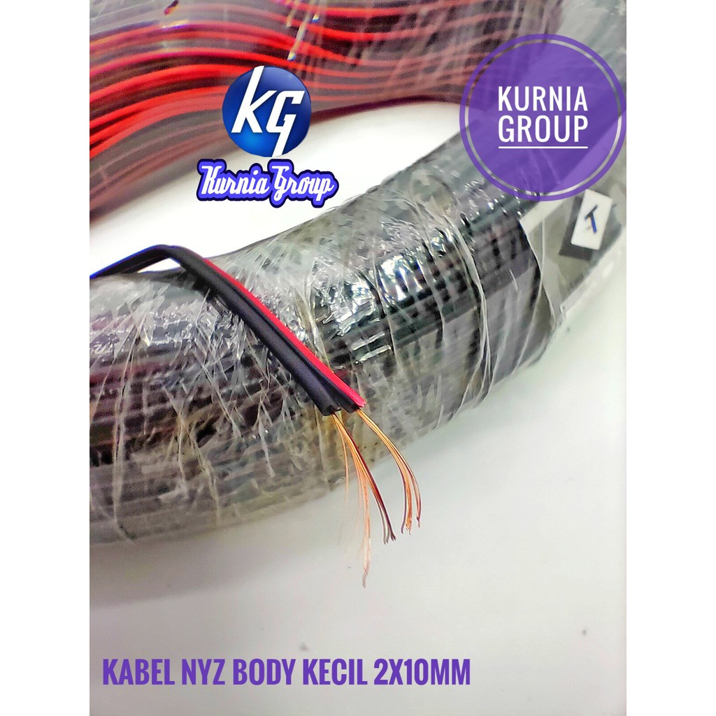 TERMURAH .. KABEL LISTRIK AUDIO NYZ 2x10 isi 90M KABEL AUDIO BODY KECIL CABLE AC DC 2 JALUR MURAH