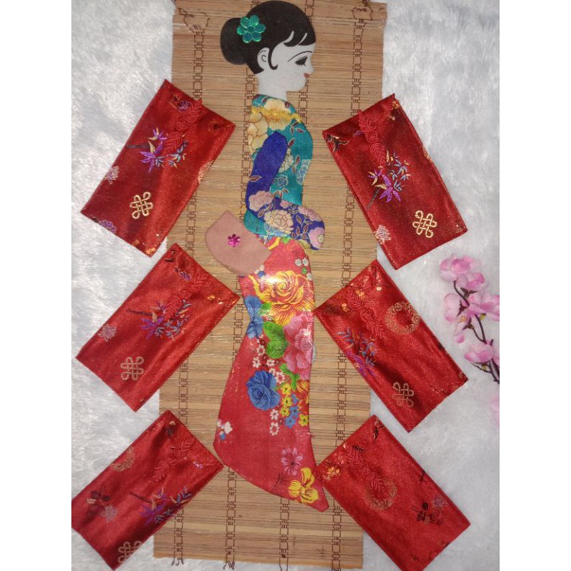 

Amplop angpao kain motif Chinese