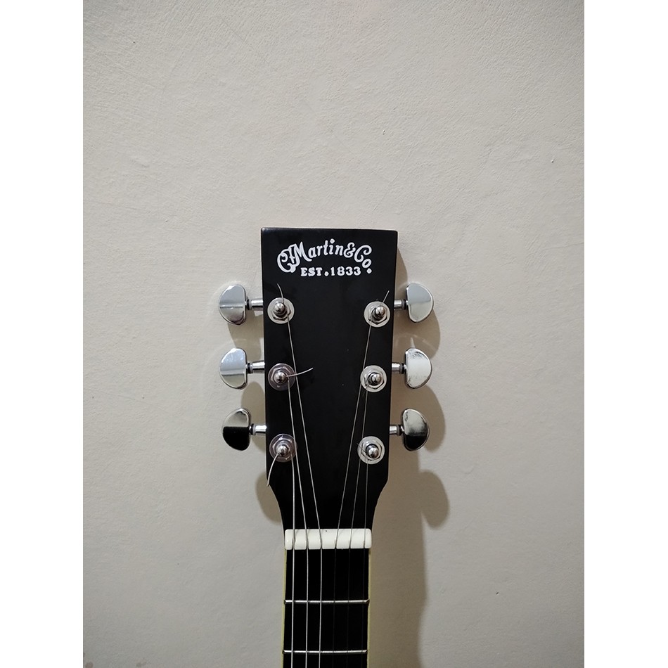 Gitar Akustik Elektrik Martin&amp;Co Ukuran 3/4 Packing Kayu Bergaransi