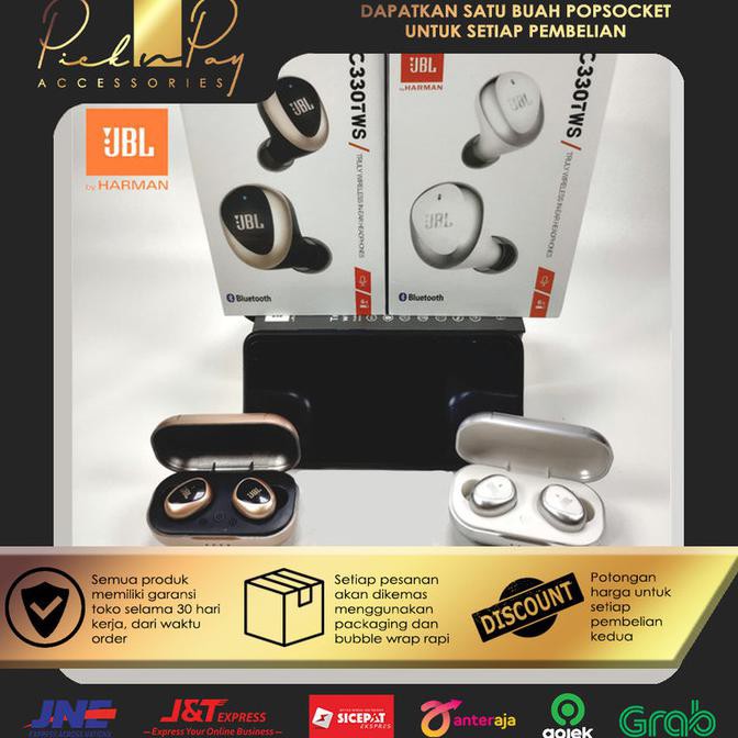 JBL C330 TWS ORI WIRELESS BLUETOOTH HEADSET JBL C330 EARBUDS