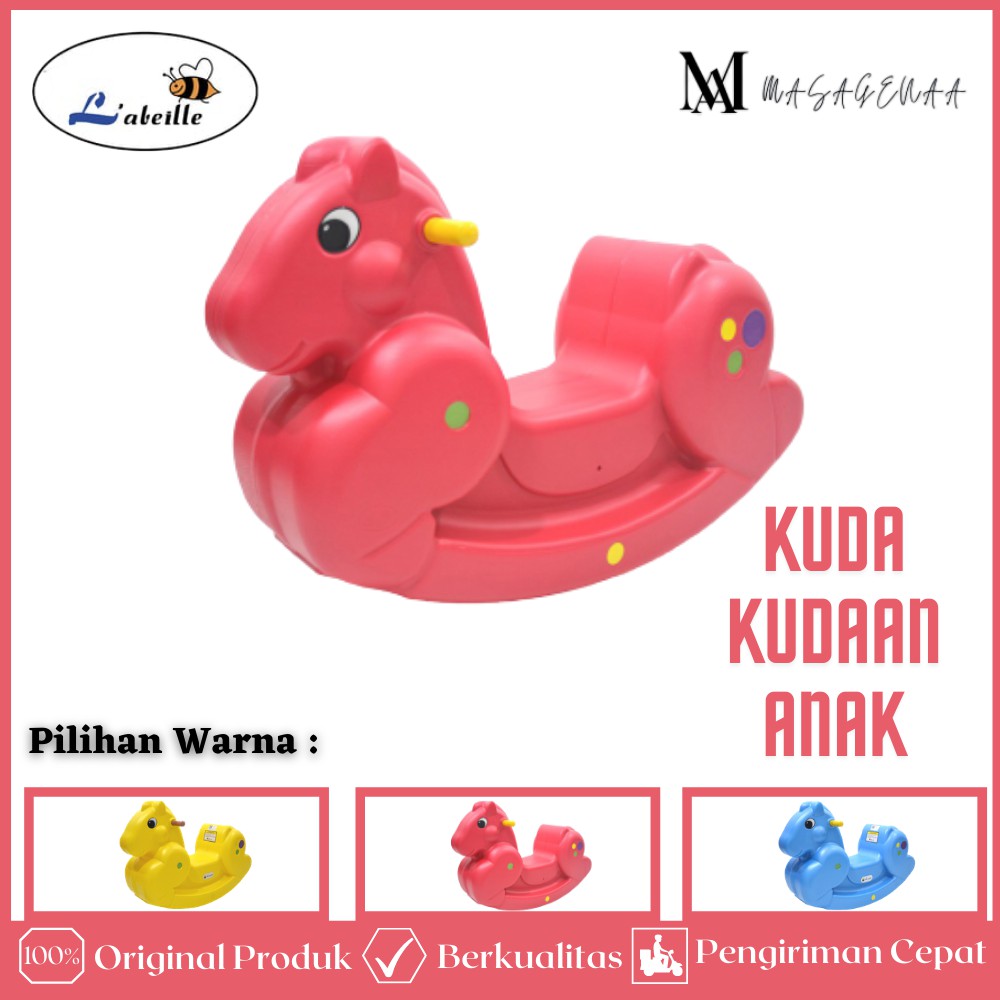 Mainan Kuda Kudaan Kuda2an Rocking Horse Goyang Tunggang Tunggangan Anak Anak Plastik Outdoor Murah