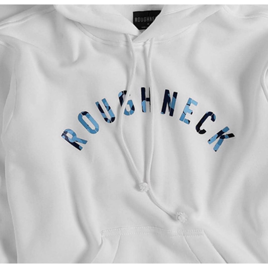 SWEATER HOODIE ROUGHNECK PRIA WANITA ORIGINAL LOODSHT PUTIH RAINBOW UNISEX