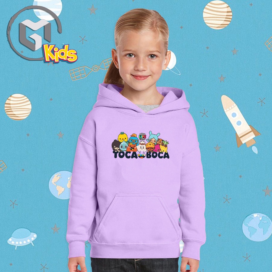 SWEATER HOODIE ANAK TOCA BOCA TOCA LIFE WORLD