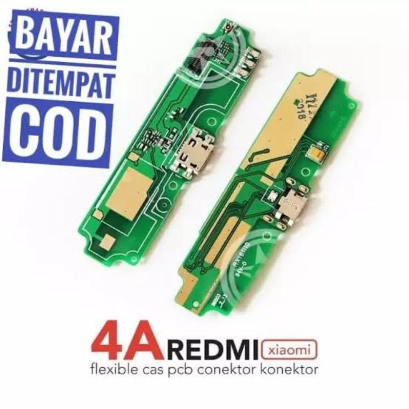 KONEKTOR CAS CONEKTOR CARGER HP XIAOMI REDMI 4A - PCB PAPAN CAS REDMI 4A ORIGINAL .