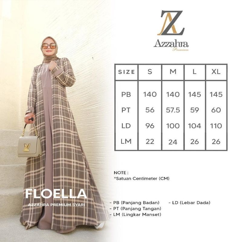 Dress Floella by Azzahra premium syari