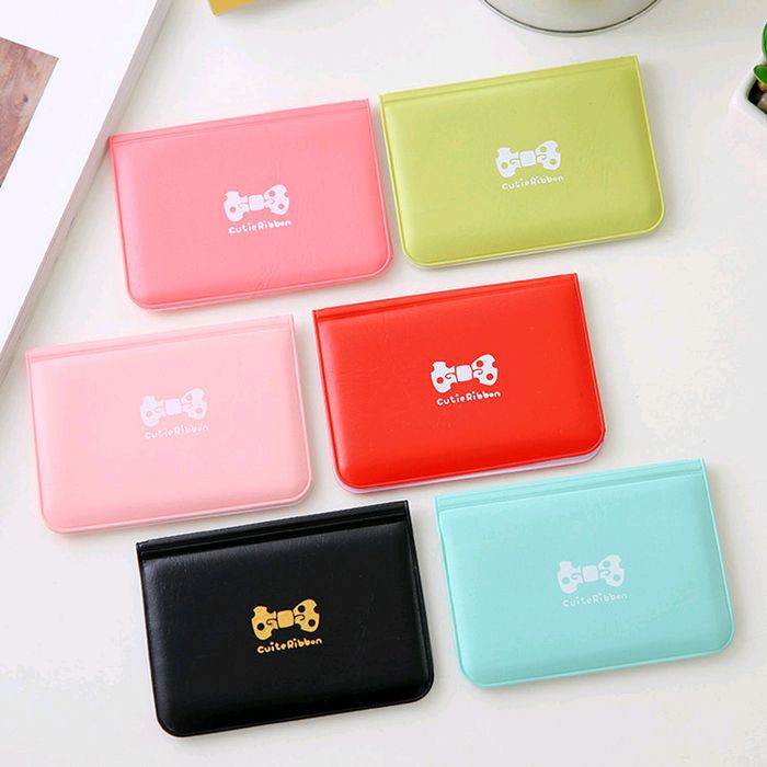 Dompet Kartu Pita Motif Card Holder Tempat Penyimpanan Kartu