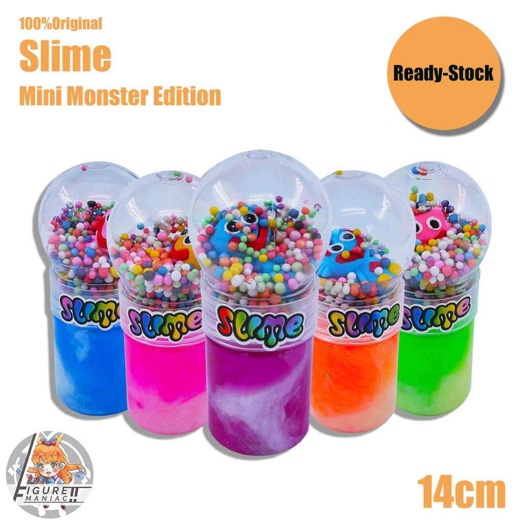 Mainan Anak - Slime Mini Monster Edition 14 cm Import Premium