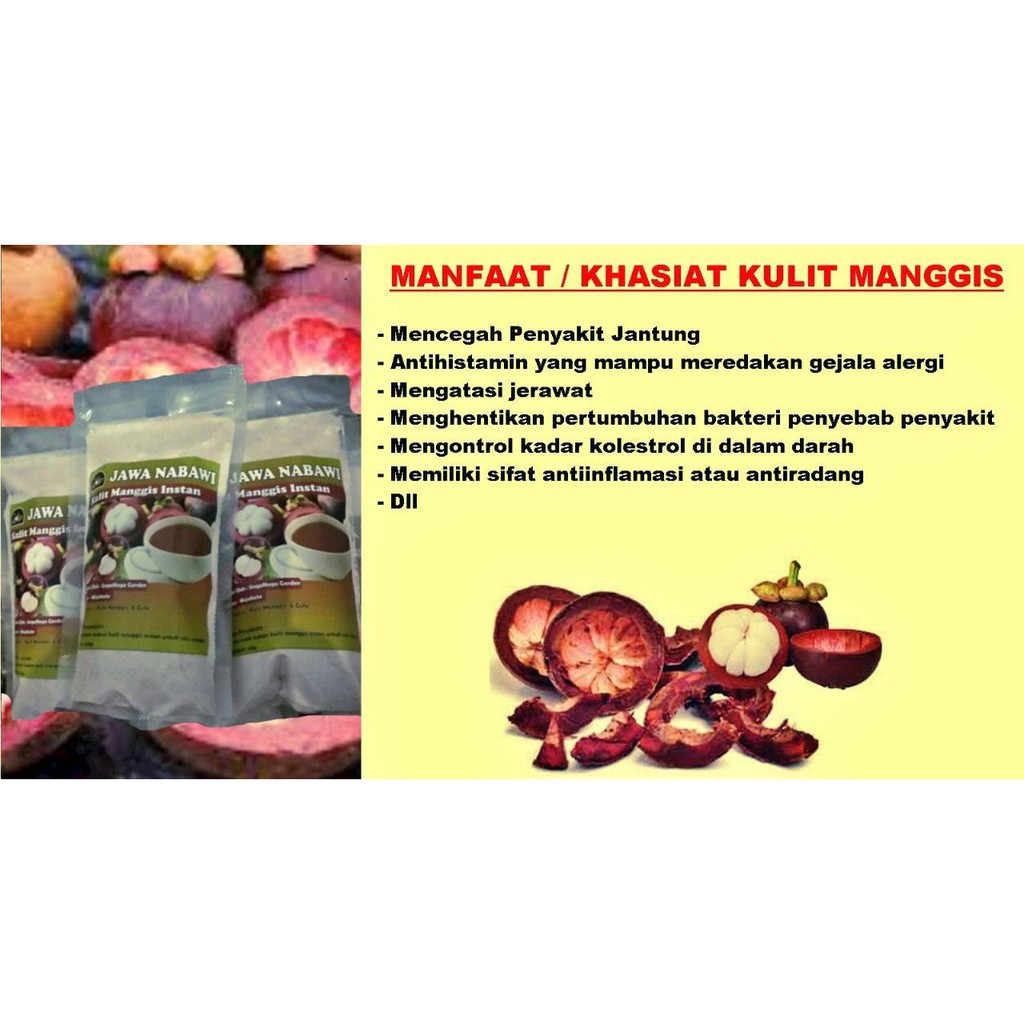 

[Kulit Manggis] Serbuk Instan