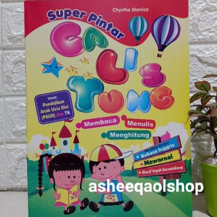 Buku Super Pintar Calistung Untuk Usia Dini Paud dan TK