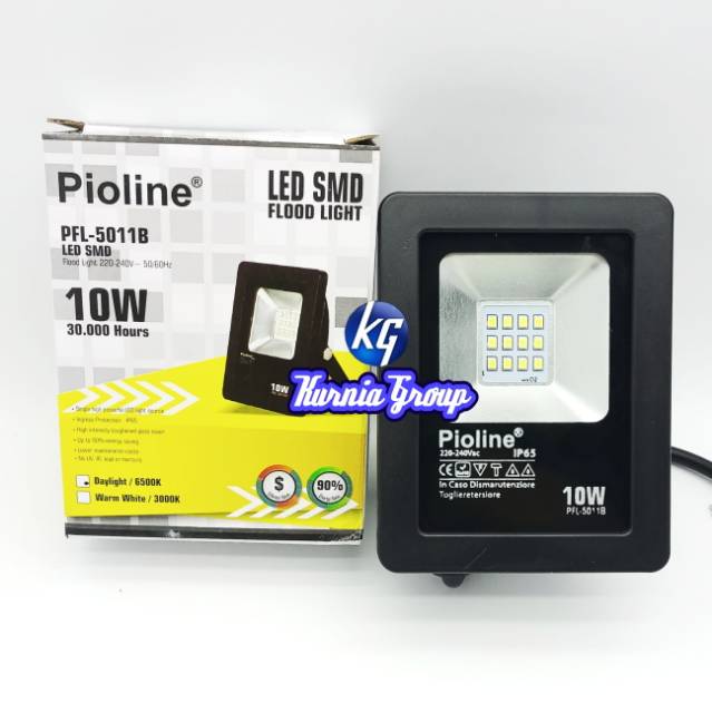 LAMPU SOROT LED TEMBAK 10W Putih AC 220V SLIM Panggung Flood Light Outdor 10watt Penerangan Lapangan