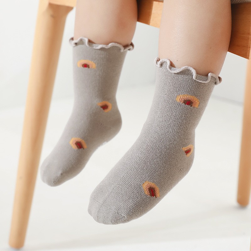 (Pimenova) Kaos kaki ANTI SLIP Anak Bayi Panjang Motif Lucu Kaus Kaki Fashion Korea Socks Import