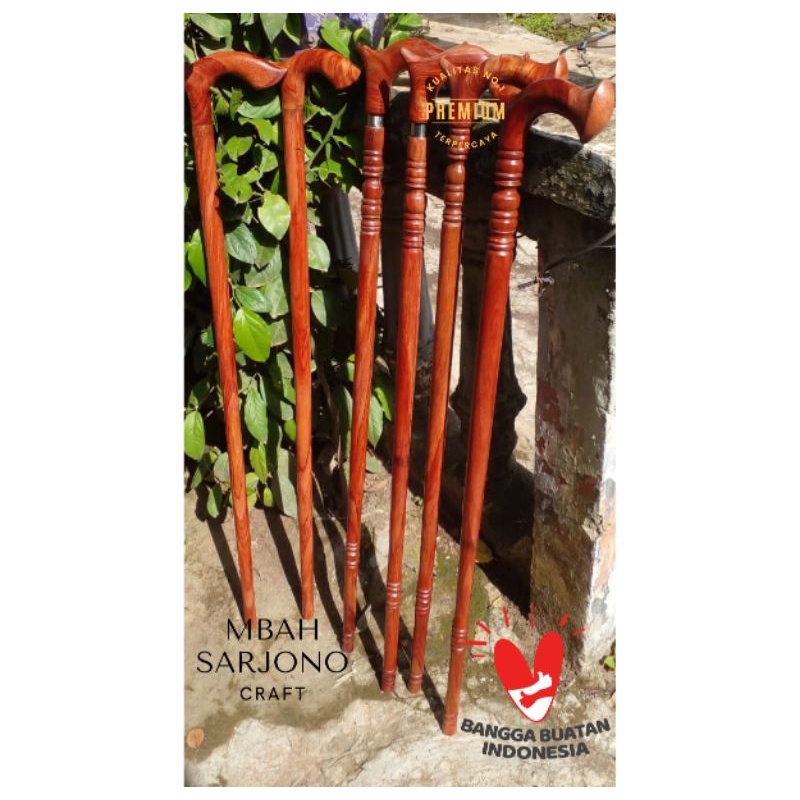 Tongkat Jalan Kayu Galih Nagasari Cirebon Asli 1meter Super Grade A/Tongkat Teken Nagasari/Teken Nag
