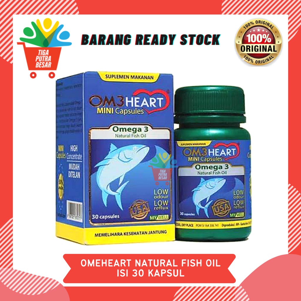 OM3HEART / OMEHEART OMEGA 3 ISI 30 KAPSUL